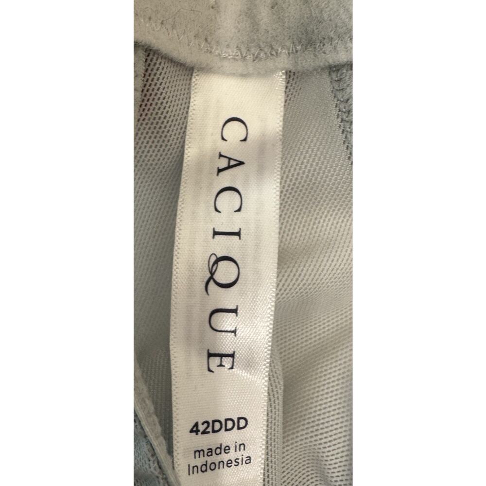 Cacique Women's Boost Balconette Bra Padded Underwire Plus Size 42ddd Gray View 3